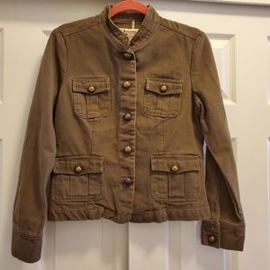 Forever odi Green button up military style jacket